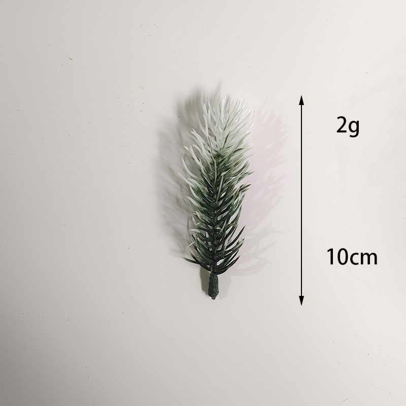 仿真松针圣诞节气氛布置绿植圣诞花环水草摆饰装饰配件人造PE松枝办公文化园艺植物配件详情6