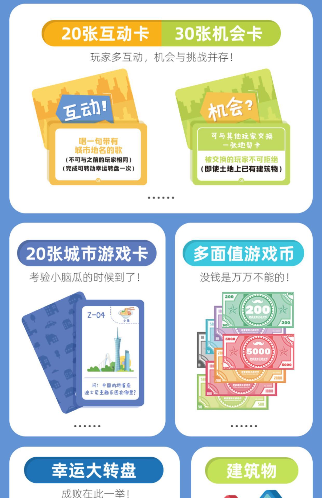 玩具先生财富冒险王儿童环游中国世界亲子互动棋牌桌游玩具详情18