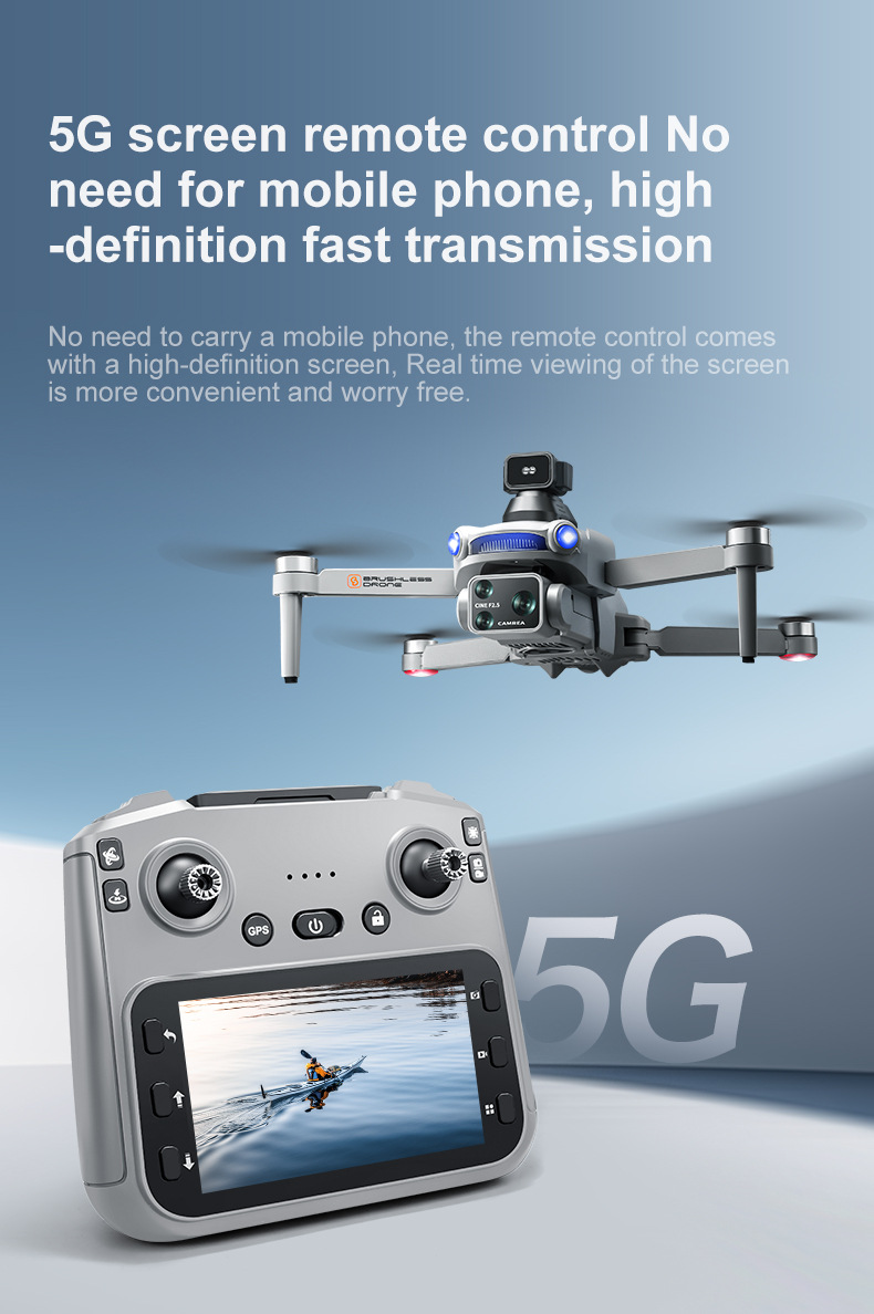 The new cross-border S119 drone features GPS positioning for return with a screen and is a high-end aerial photography quadcopter with an 8k long battery life pic 36