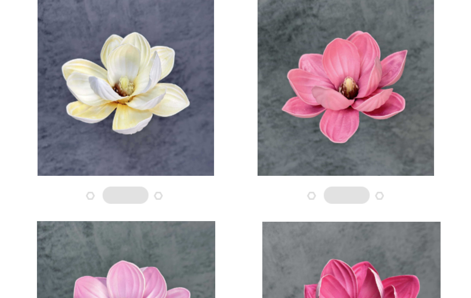 跨境仿真花EVA玉兰花头13cm手感头饰木棉花布置装饰假花摆件批发详情12