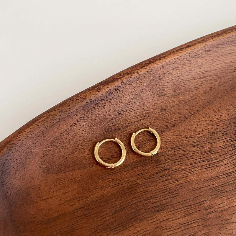 经典日常素圈金属耳圈女韩国简约个性百搭气质时尚耳钉耳环耳饰详情11