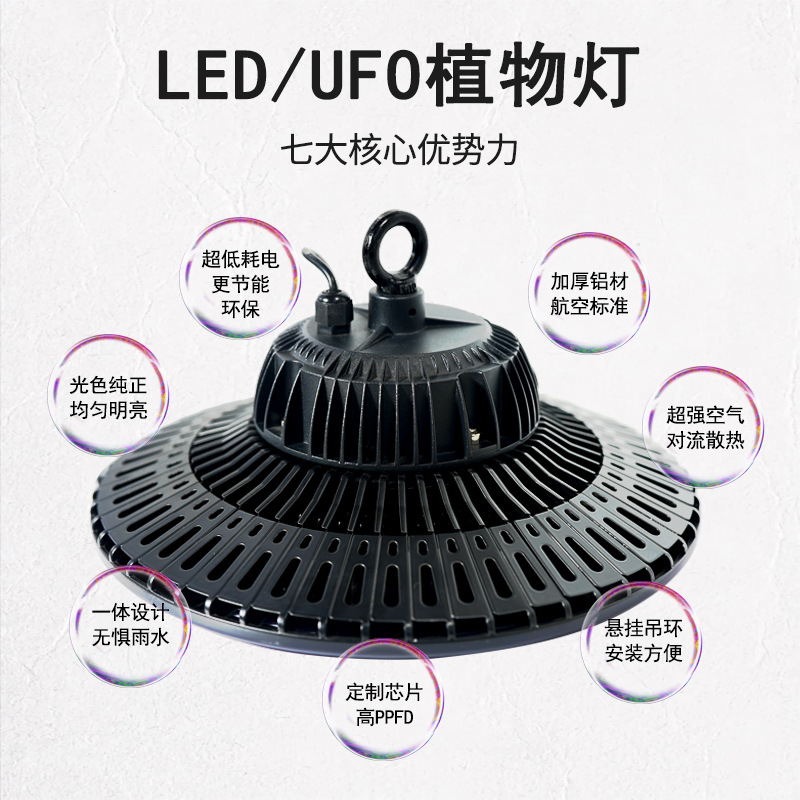 Succulent rose plant supplementary lighting lamp, sunlight-like full-spectrum green plant indoor orchid growth lamp, algae explosion lamp pic 14