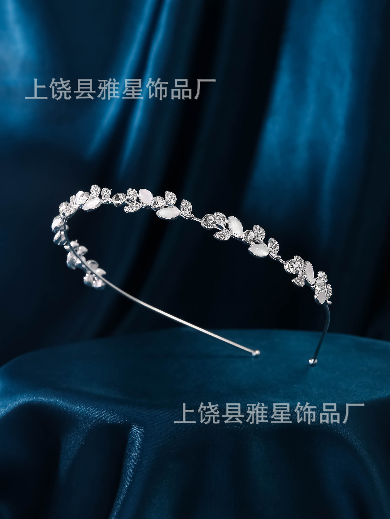 Accesorio nuptial premium sense alloy strass crown vestido de novia tocados lujo ligero diamantes diamantes diamantes blancos joyas corona pic 4