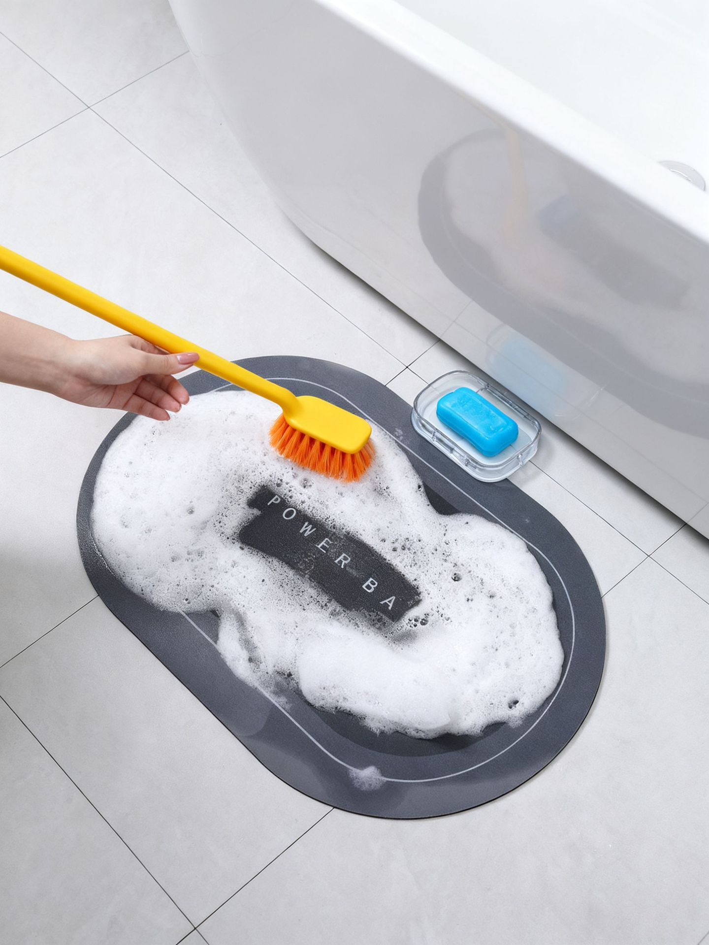 硅藻泥地垫简约浴室卫生间门口吸水防滑脚垫子洗手间厕所速干垫详情21