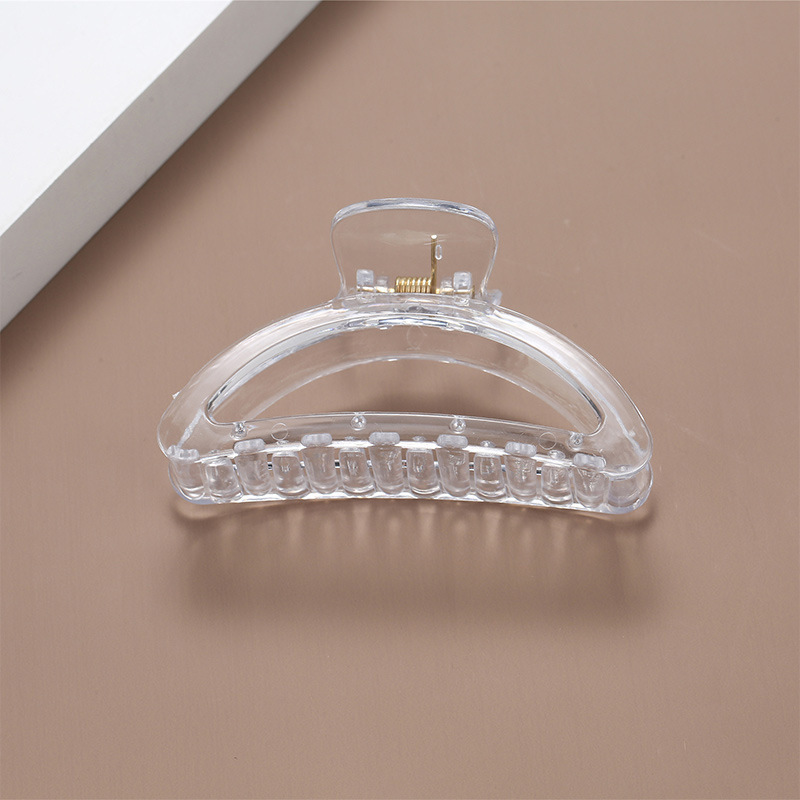 Wholesale of new transparent gripper, back head hair clip, handcrafted shark clip, diy gripper, rough bottom clip pic 16