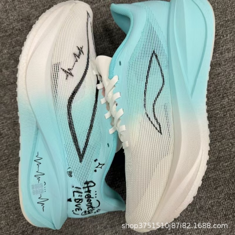 飞电5C超轻回弹碳板跑鞋透气软底碳板男女版竞速专业马拉松运动鞋详情4