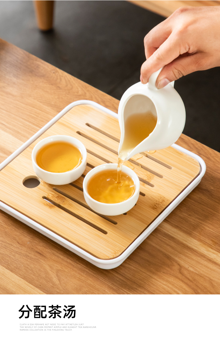 户外便携式旅行功夫茶具套装陶瓷盖碗一壶四杯整套批发礼品印logo详情13