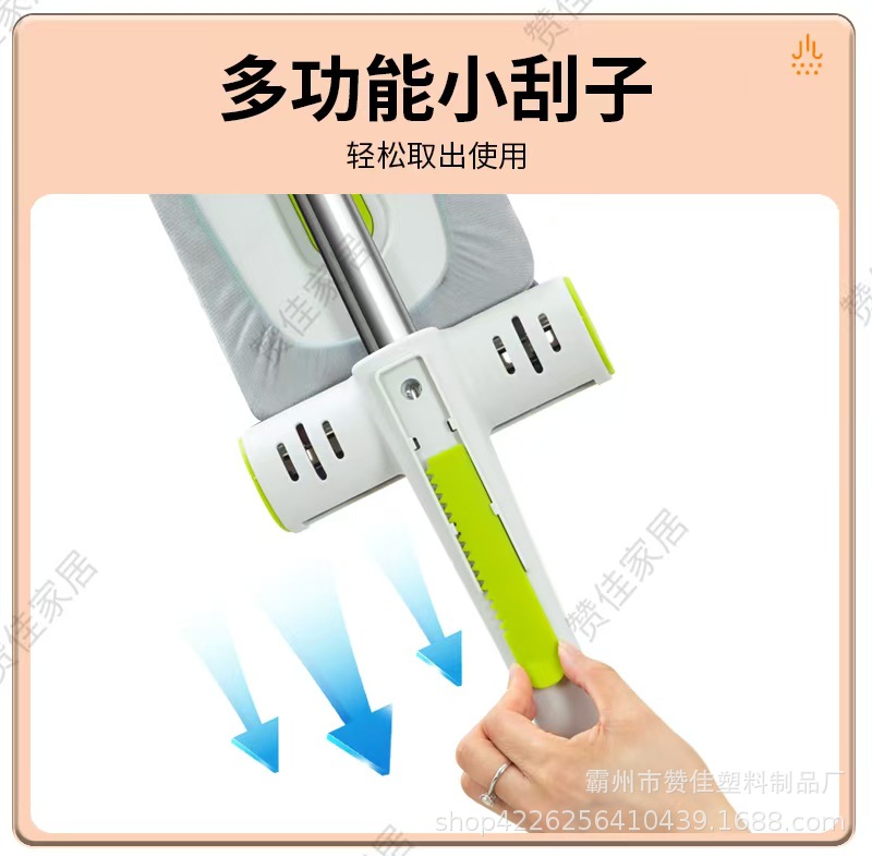 厂家现货供新款应雪尼尔大号免手洗干湿两用平板拖把拖地吸水神器详情4