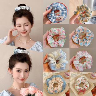 French 2025 new ballet-style large intestine hair band, cute bun hair tie, high-end hair tie, hair accessory and headwear pic 16