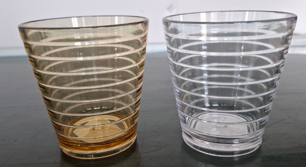 Plastic cups, food-grade acrylic water cups, hotel beer and beverage cups, shatter-resistant commercial Hong Kong-style tea restaurant cups pic 1