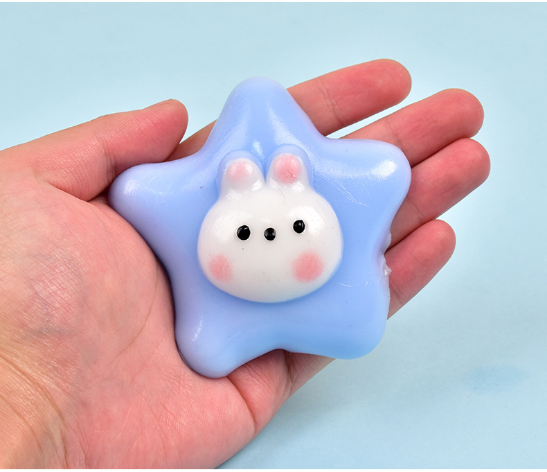 The super soft and wet star rabbit is a popular online celebrity. It has a mud texture and is a stress-relieving toy that is selling well in the toy factory pic 11