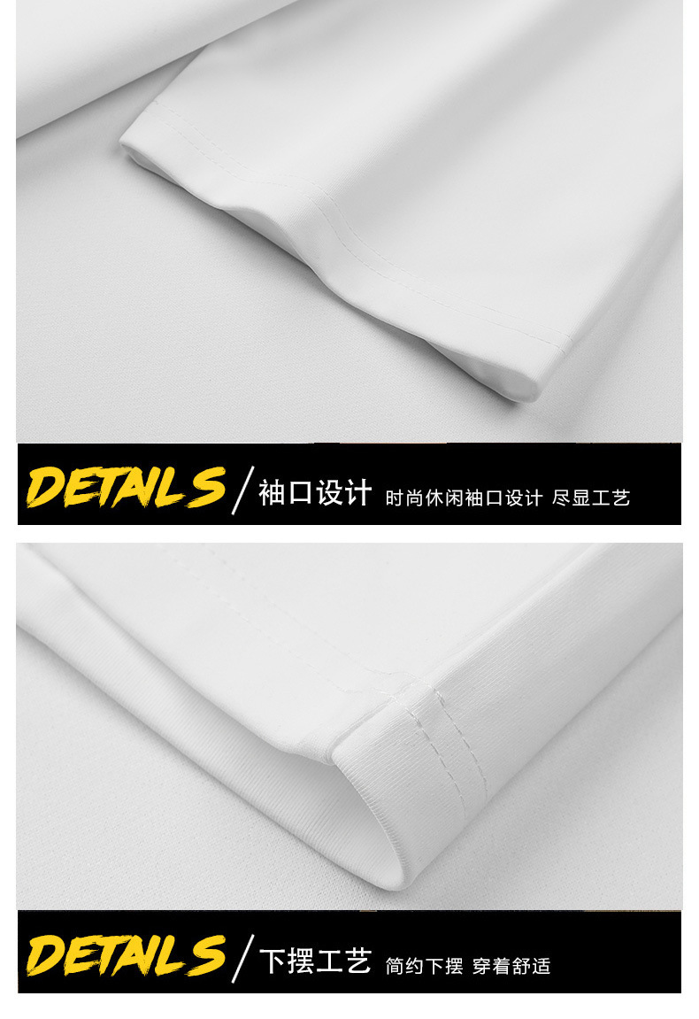 大肚子短袖男士夏季2024新款宽松加肥加大码半袖t恤衣服胖子男装详情17