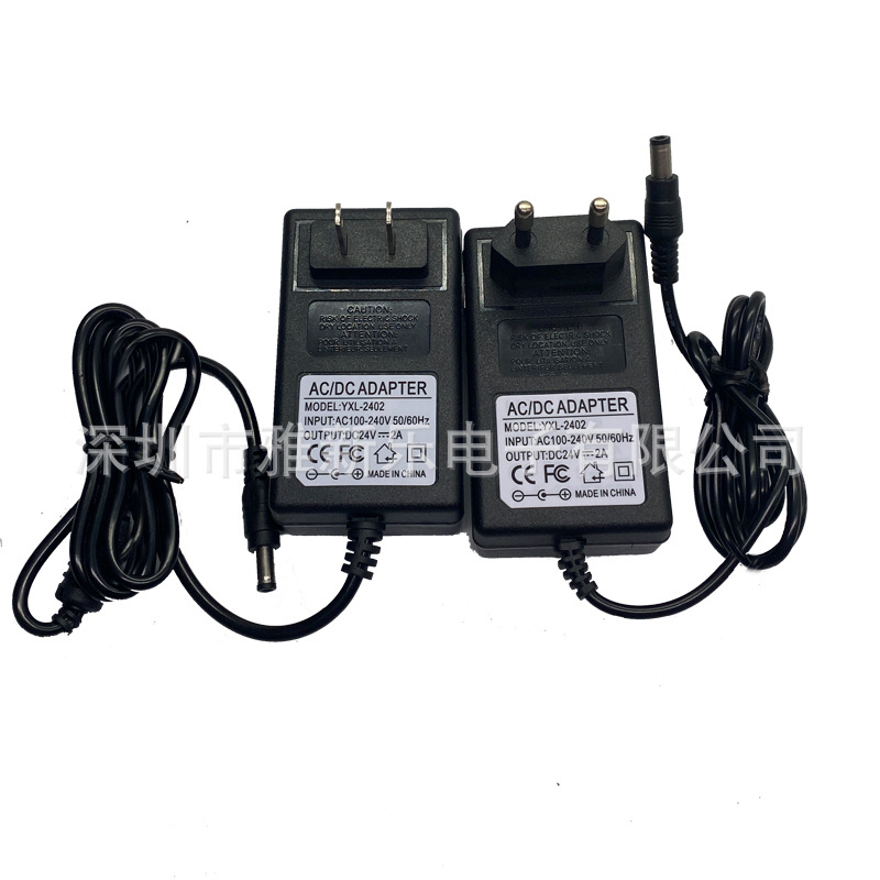 High-quality 24V2A power adapter from the manufacturer, LED water mercury light strip, water purifier, water dispenser, nail art light, sufficient power supply pic 9