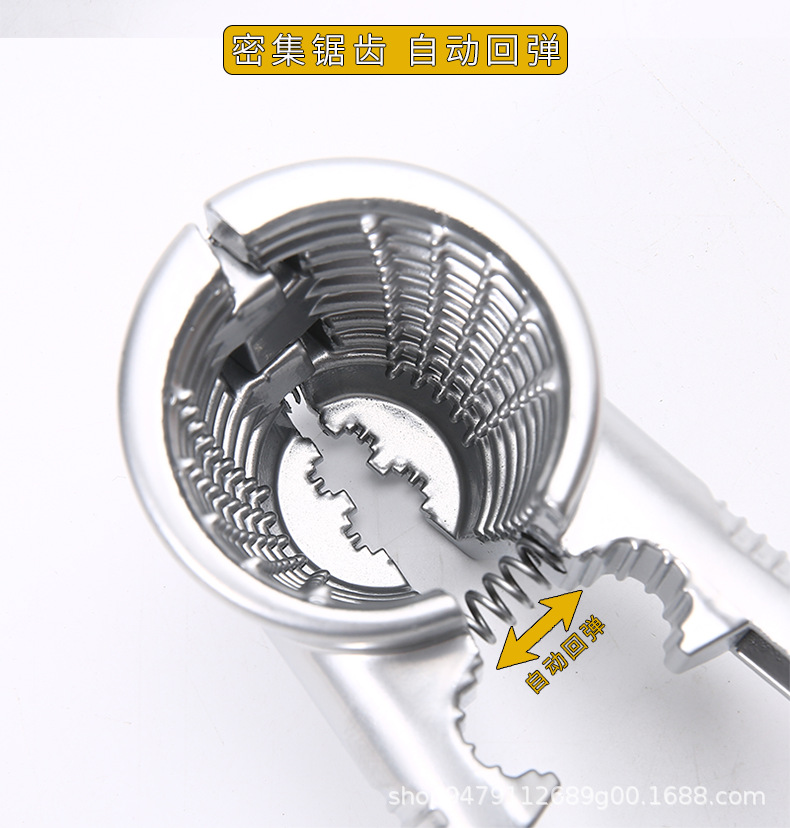 核桃夹子加厚剥核夹山核桃工具家用多功能开核桃坚果榛子钳子详情4