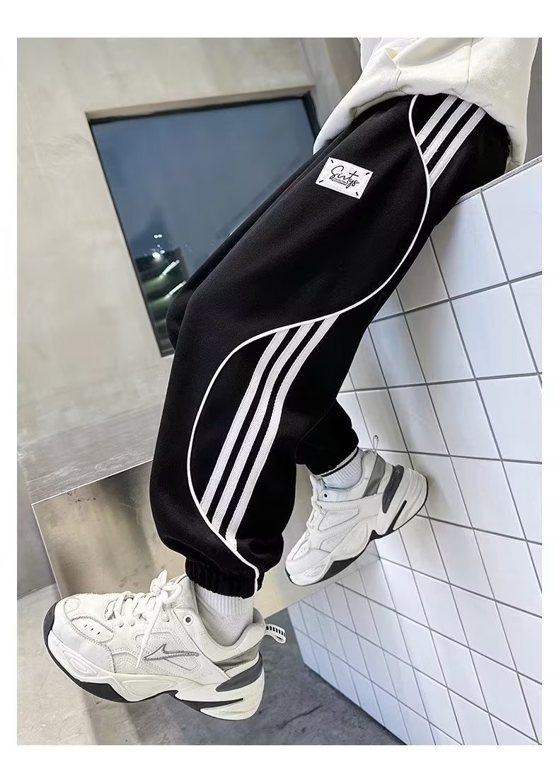 儿童装男童秋装裤子2024新款中大童春秋款男孩运动卫裤秋季长裤潮详情15