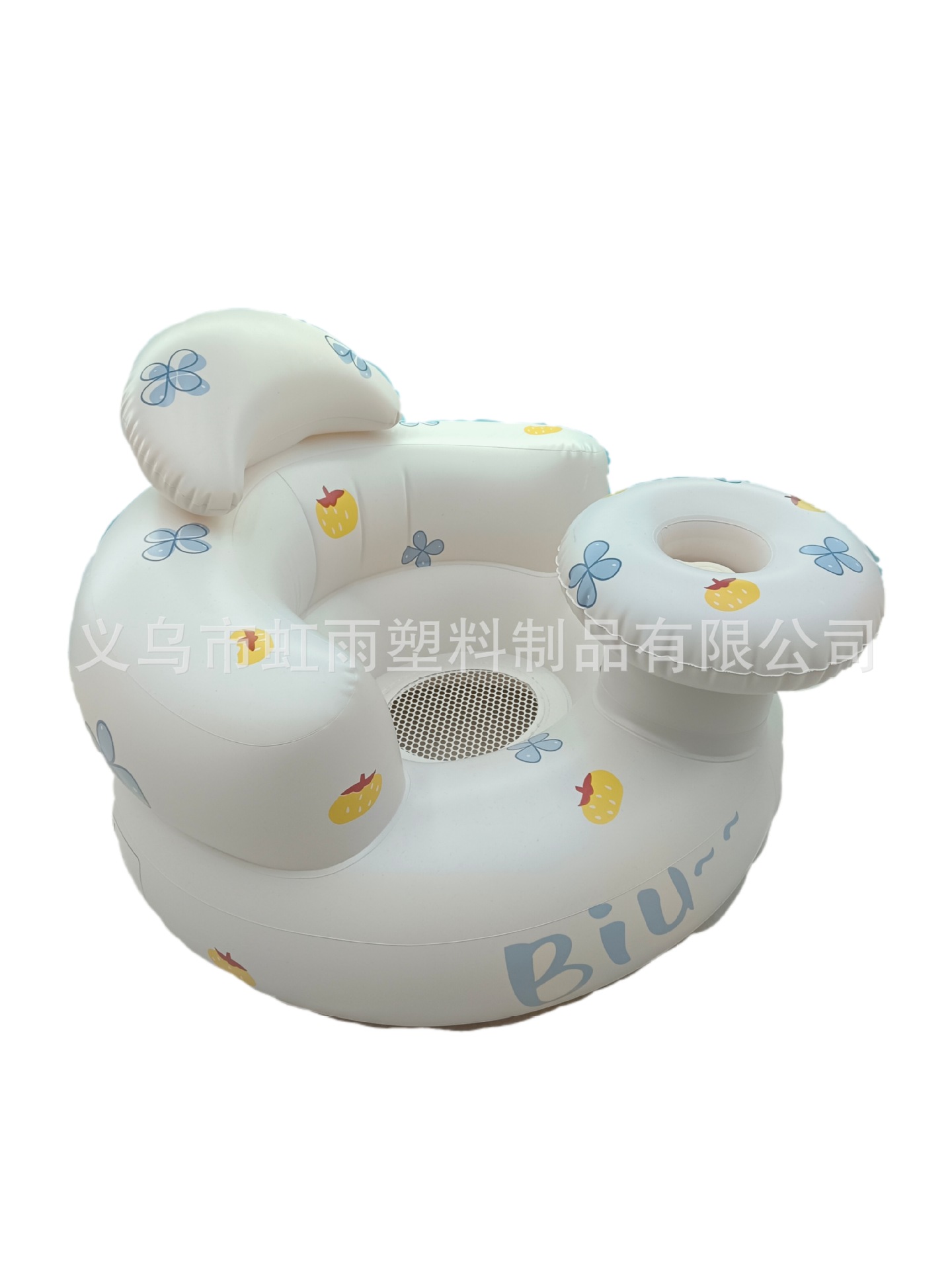 新款宝宝学坐椅婴儿充气小沙发可折叠餐椅防摔防侧翻家用喂饭神器详情7