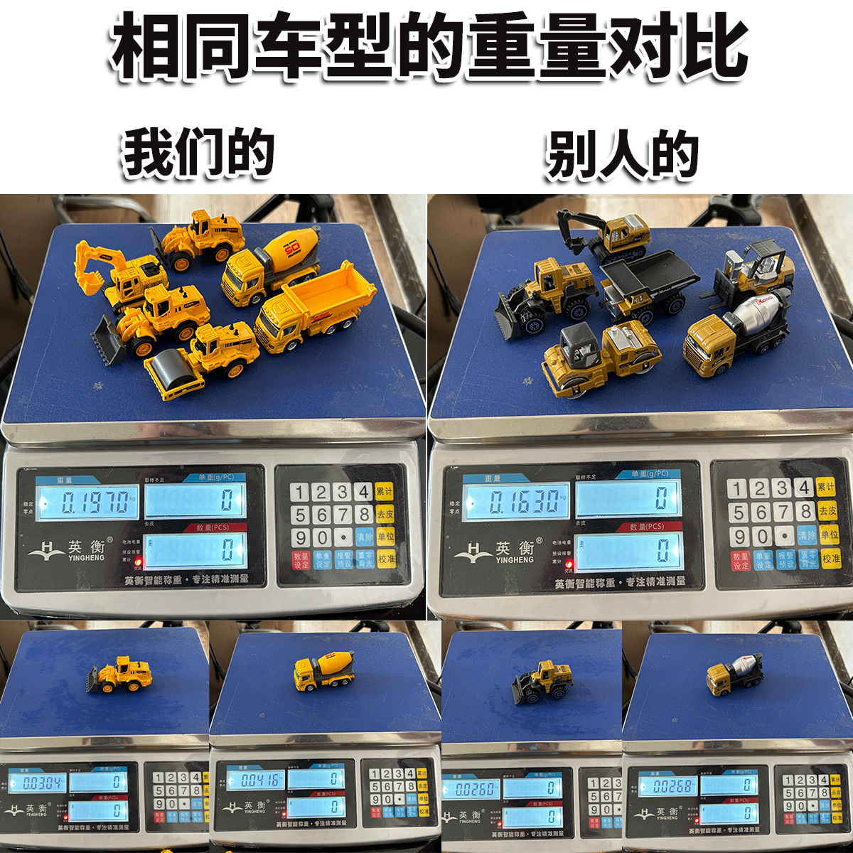 儿童1:64合金小汽车模型滑行玩具金属工程车城市交通系列男孩玩具详情5