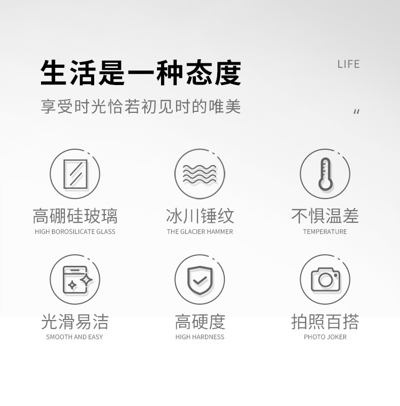 Gymbobaby Salad Bowl set, home light luxury golden-edge fruit plate, lead-free heat-resistant, popular crystal glass soup noodle bowl pic 2