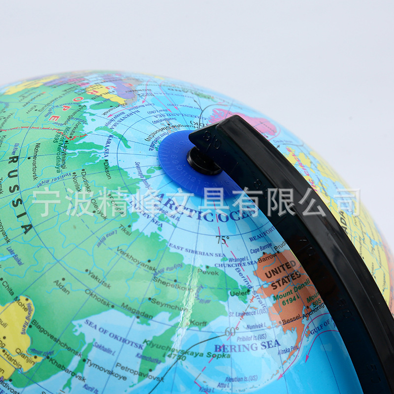 跨境全英文地球仪32CM高清带灯塑料办公室书房摆件学生学习用品详情13