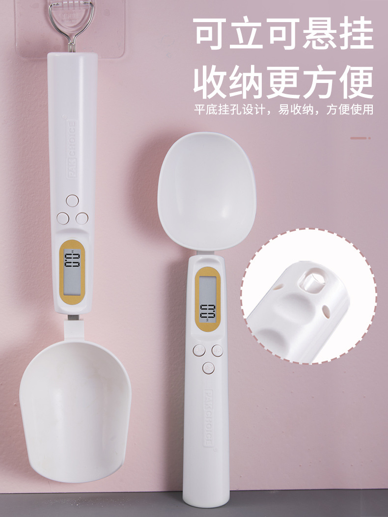 Spoon scale, usb rechargeable baby food weighing, 0.1g mini electronic scale, kitchen baking weighing scale, cat and dog food scale pic 18