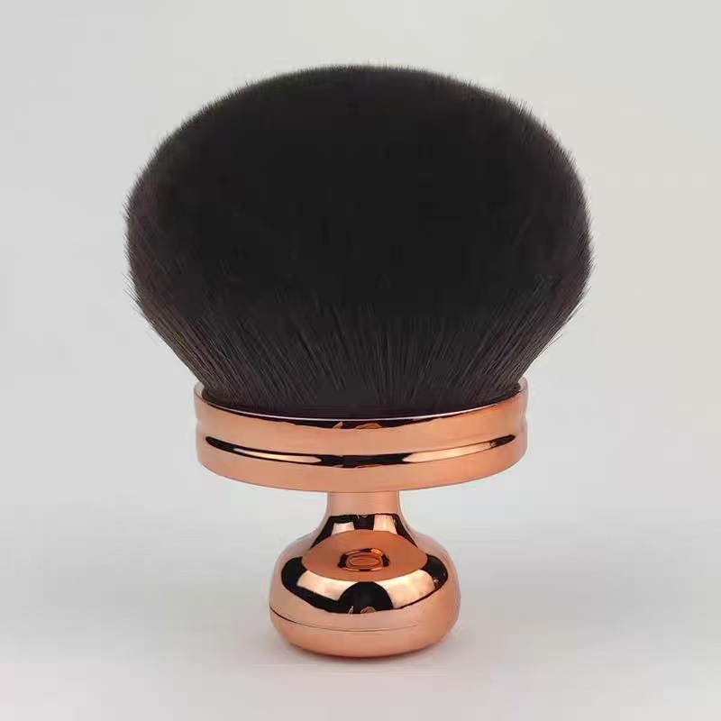 Cross-border foreign trade exclusive mushroom-shaped large loose powder brush, blush brush, super soft large seal body lotion and makeup brush pic 2