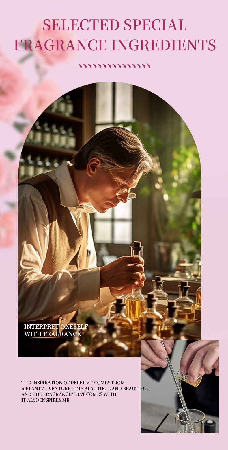 【 Cross-border Exclusive 】BOSUYA Fragrance Spray Perfume is a natural, fresh, long-lasting, light and unisex body perfume pic 6