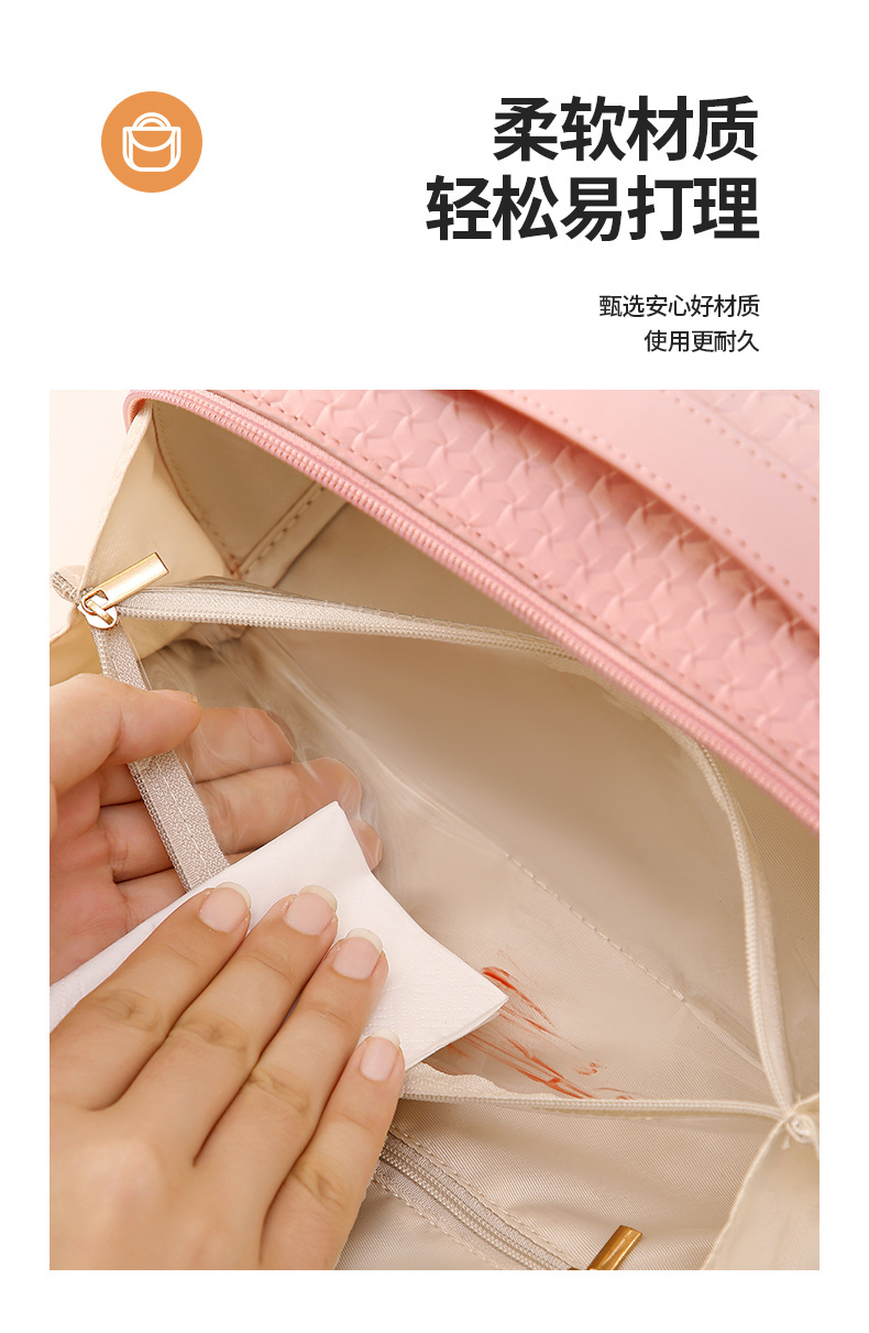 亚马逊新款化妆包旅行包大容量高颜值便携洗漱袋高级手提收纳包详情12