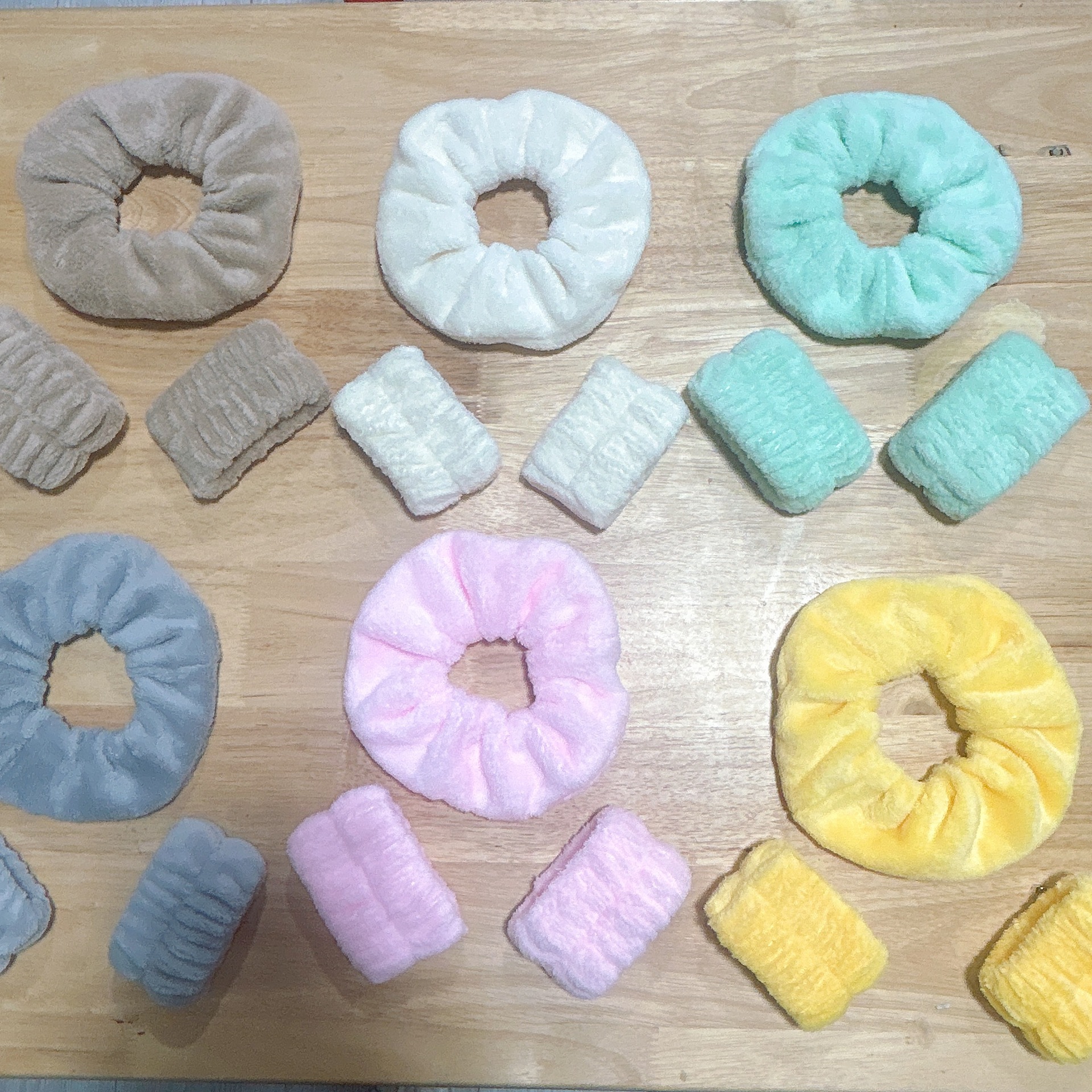 超大号干发毛巾发圈女强吸水毛绒发绳不伤发洗脸两用详情12