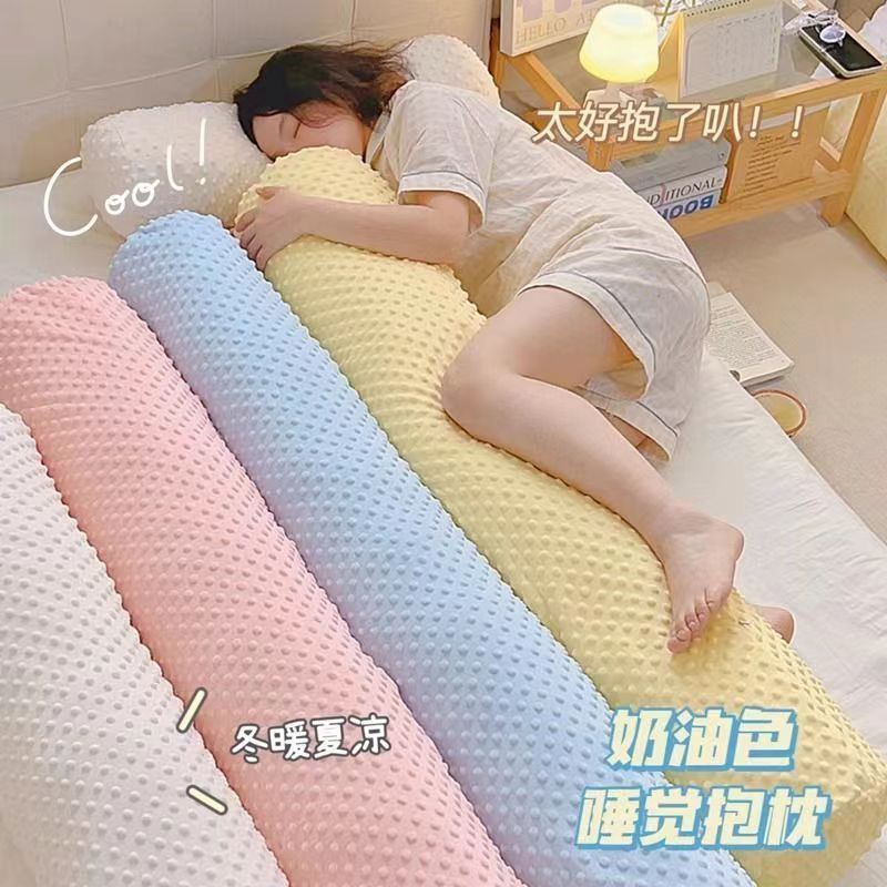 This long, fluffy plush pillow is suitable for girls to rest their legs on the bed. It can be used as a bed pillow with a detachable headrest and a backrest for boys pic 2