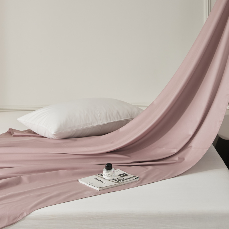 Single-piece quilt cover, pure cotton long-staple cotton bed sheet, bed cap, oversized quilt cover, skin-friendly single and double solid color bedding pic 40