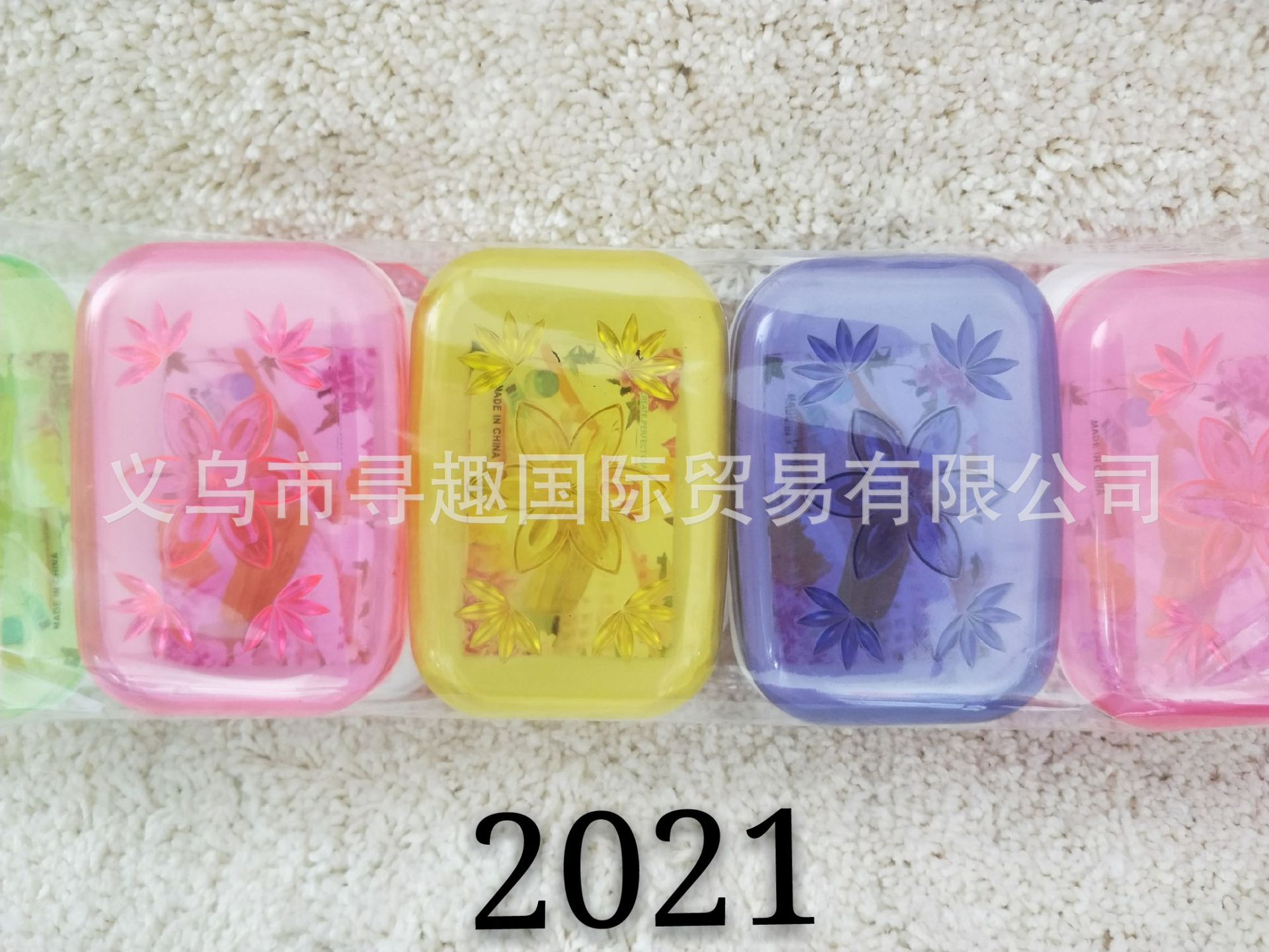 A variety of cross-border foreign trade soap storage boxes are available for selection. Cartoon wall-mounted soap boxes without punching holes are available for wholesale pic 8