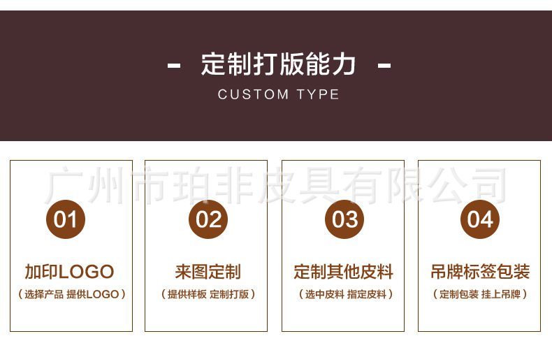 Lychee-patterned cowhide magic wallet, card case, wallet, zipper, coin bag, two-fold card holder, can be added with logo, any material pic 2