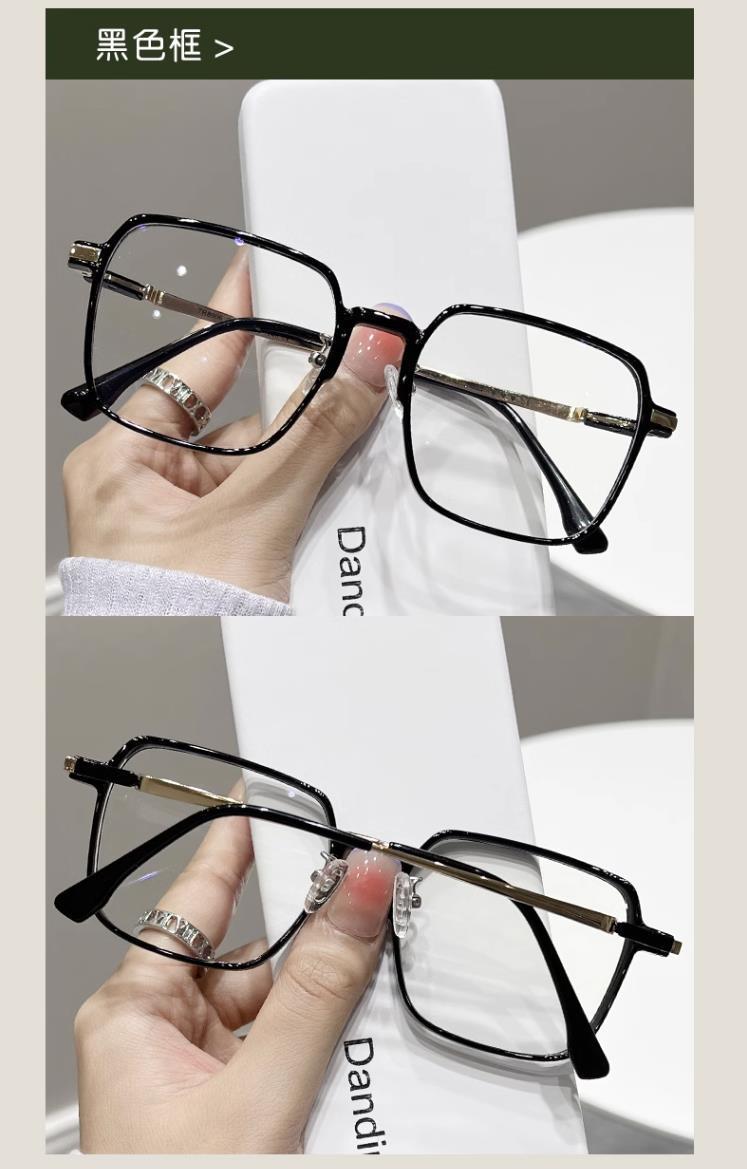 防蓝光老花镜女网红时尚潮款年轻老花眼镜高清大框老光眼镜成品男详情21