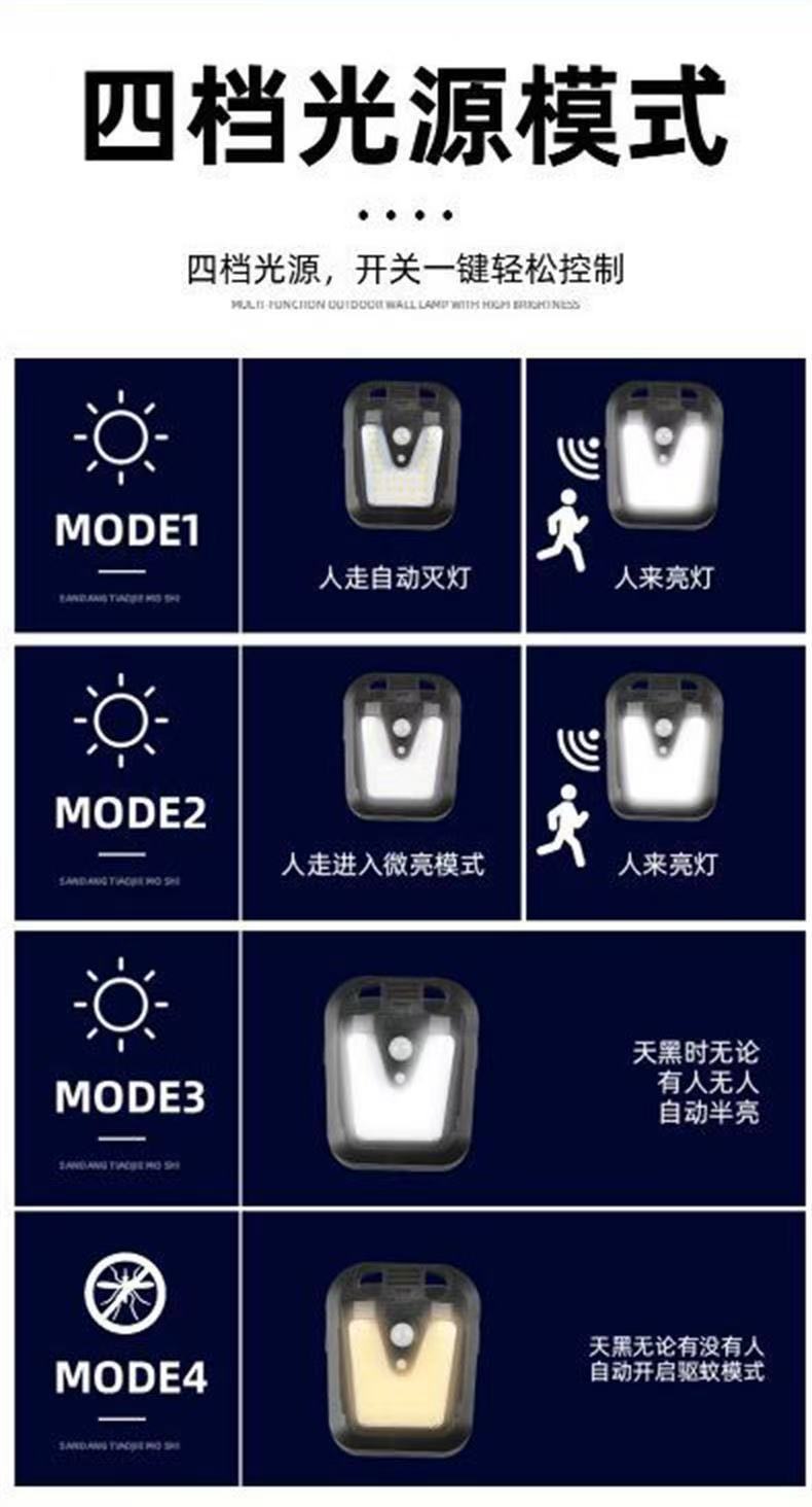 Solar outdoor clip lights, solar street lights, solar panels, garden lights, fire safety indicator lights pic 6