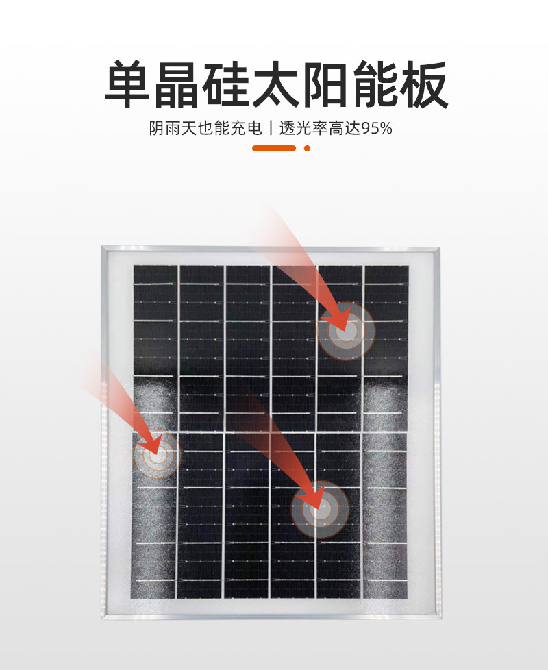 太阳能户外野营灯可折叠可手提防水手机充电源头厂家详情12