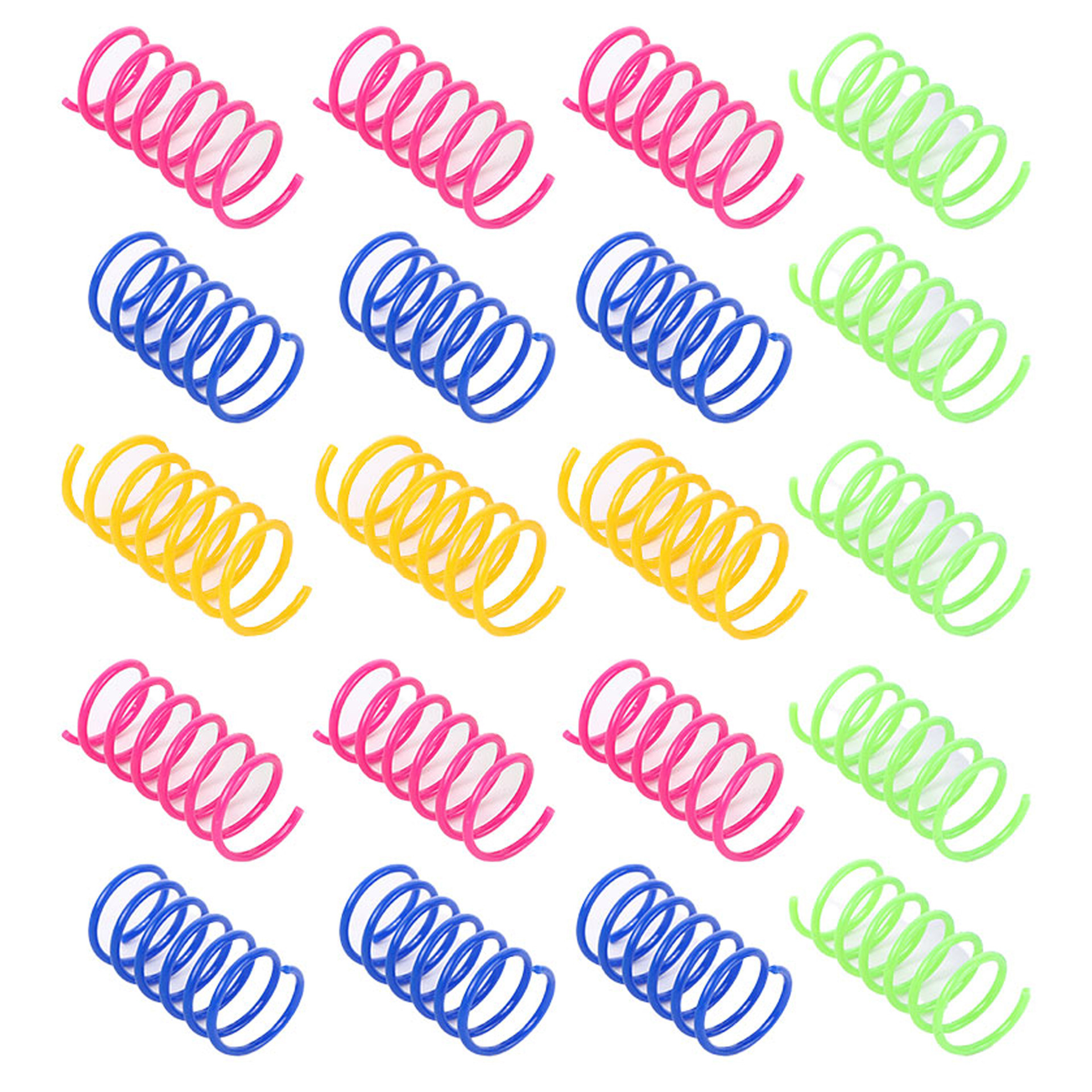 热卖小猫螺旋线圏猫弾簧猫玩具彩色弾簧宠物玩具互动玩具自嗨玩具详情6