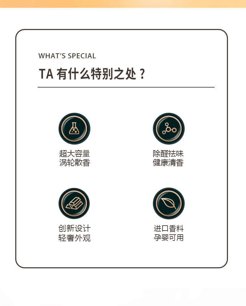 车载香水座汽车香薰摆件水滴持久淡香车用装饰品香氛车居两用详情2