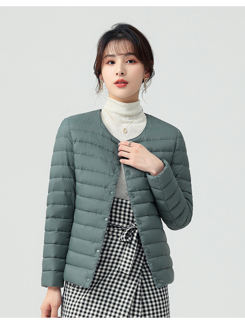 2025跨境新款轻薄羽绒服外套女秋冬羽绒服内胆轻型薄款时尚保暖详情26