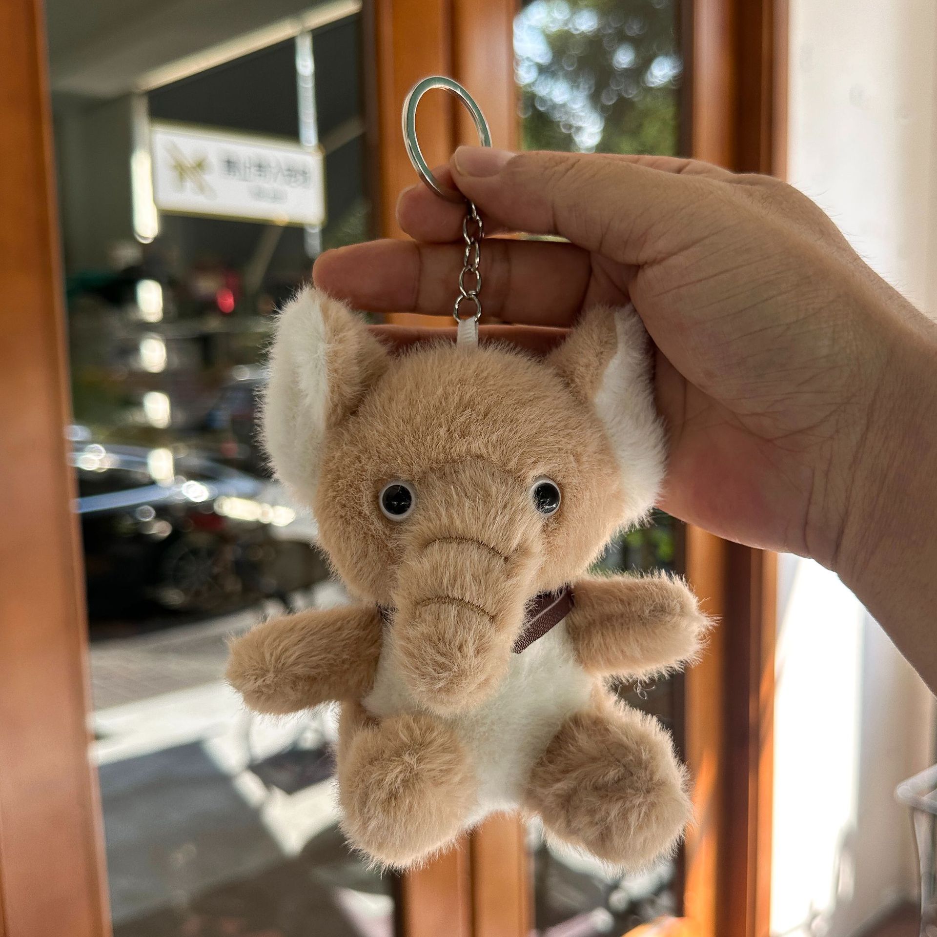 网红可爱萌围巾大象挂件毛绒玩具公仔书包包包挂饰钥匙扣娃娃玩偶详情10