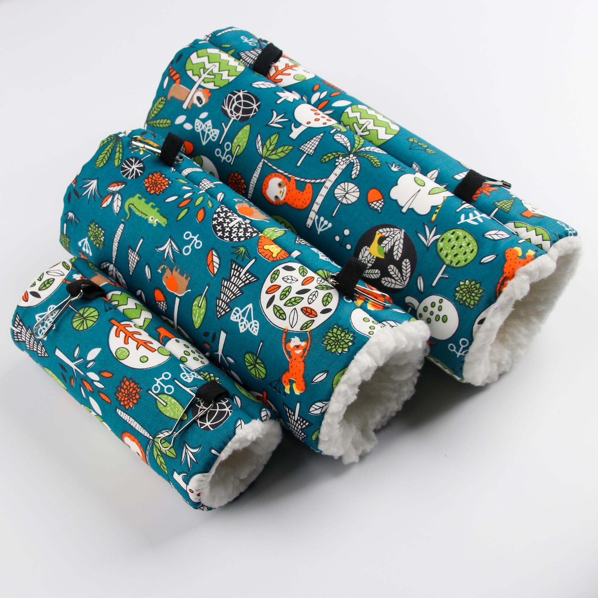 Hamster warm passage, pet passage, sugar glider, Dutch pig, dogwood, guinea pig, super soft plush tunnel nest pic 5