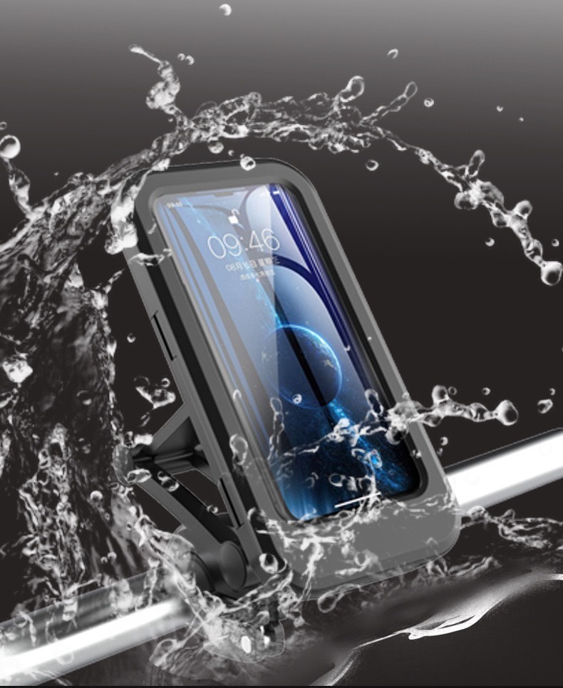 Electric vehicle mobile phone waterproof stand magnetic easily accessible, motorcycle magnetic rainproof mobile phone stand navigation manufacturer wholesale pic 2