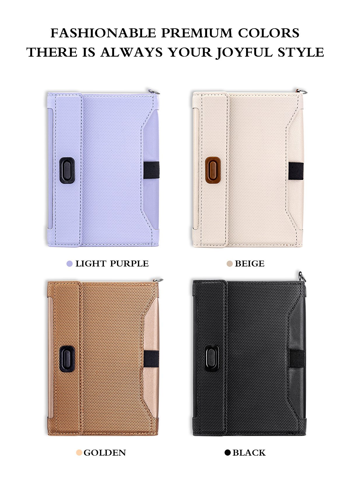 Passport bag, ID card bag, RFID anti-theft card holder, multi-functional passport holder, overseas travel air ticket holder, anti-magnetic passport holder pic 11
