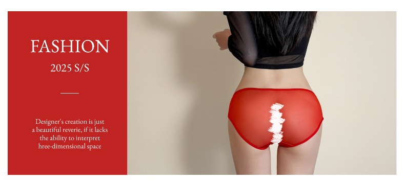 Best-selling pure desire high-end comfortable breathable lace low-waist seamless lace underwear for girls, alluring triangle pants for women pic 6