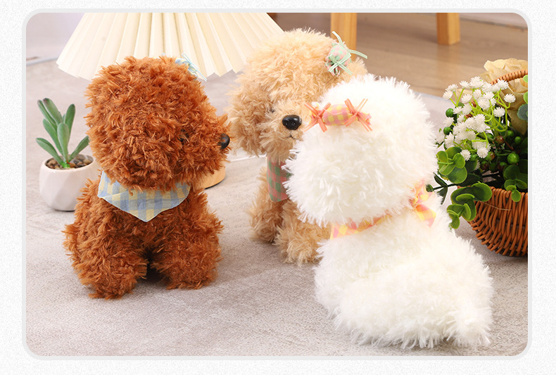 Wholesale of new faux dog plush toys, puppy dolls, candy dog dolls, cloth dolls, wedding and year-end party small gifts pic 7