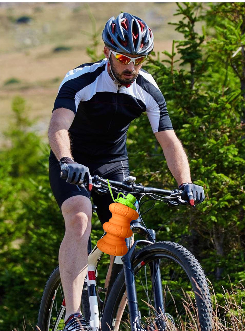 跨境新款节日南瓜水杯大容量便携登山运动水壶万圣节圣诞树款成人适用详情11