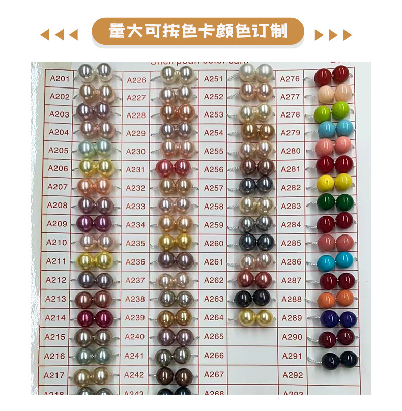 Factory direct supply of Nanyang white shell pearls 2-20mm straight hole shell pearls diy jewelry accessories, hand-strung beads, loose beads pic 42