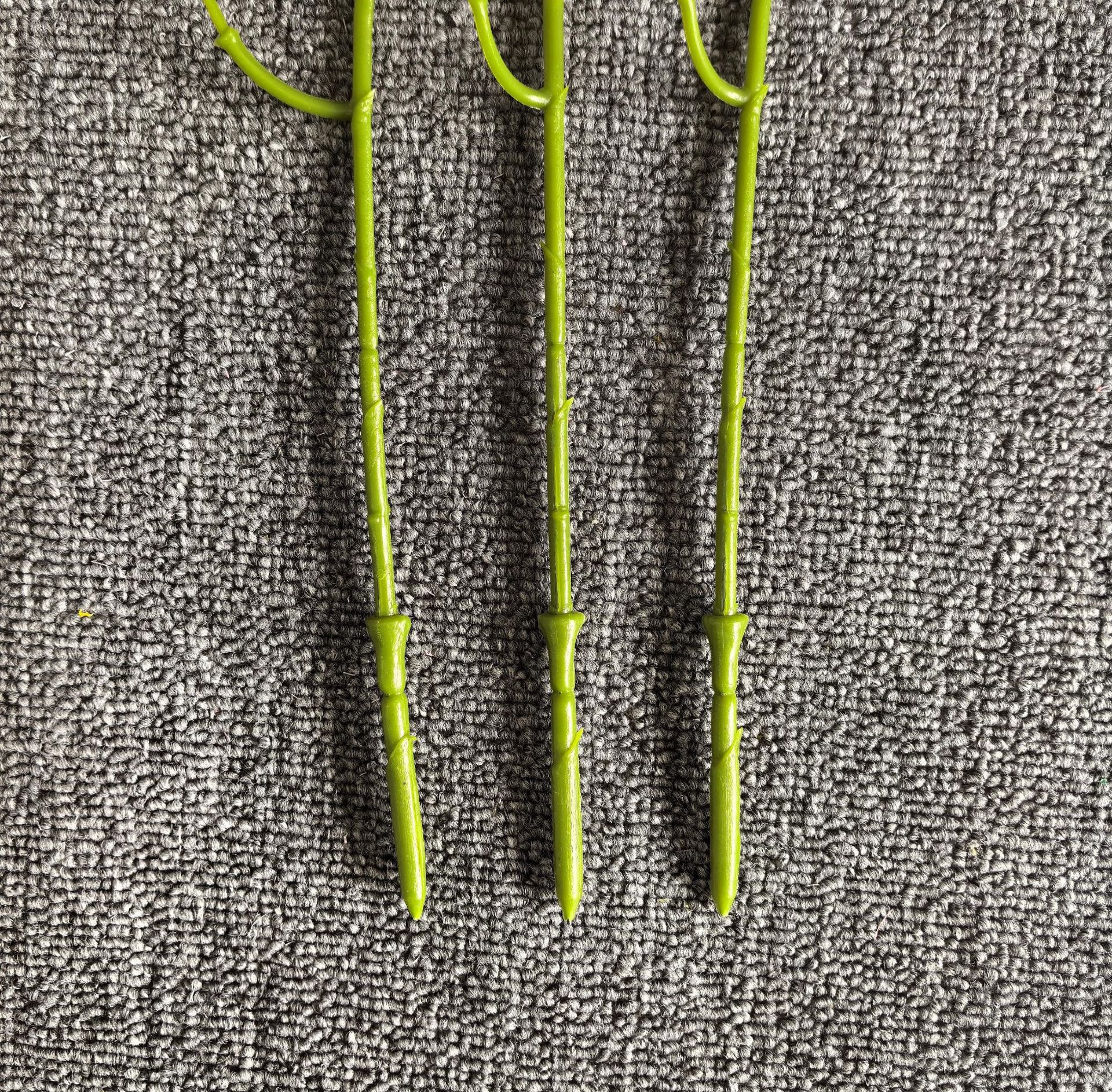 蝴蝶兰仿真花杆4头9头塑料插花植物花枝配件办公文化园艺装饰详情25