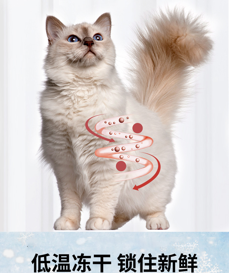 冻干猫零食鸡肉粒50g 狗狗宠物零食鸡胸肉 冻干鸡肉冻干猫粮批发详情5