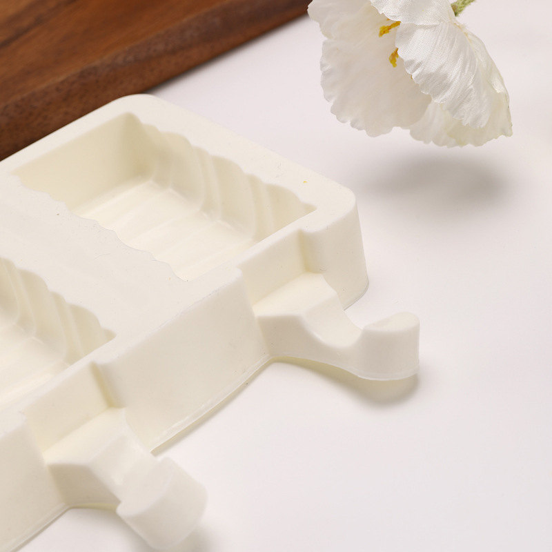New 4-piece ice cream silicone mold ice cube diy Christmas tree diamond-shaped water drop heart sugar-coated haws ice cream mold pic 3