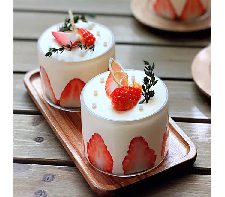 Aliexpress PS plastic transparent dessert cup 60ml180ml round dessert cup mousse cup Tasting cup hard plastic pic 8